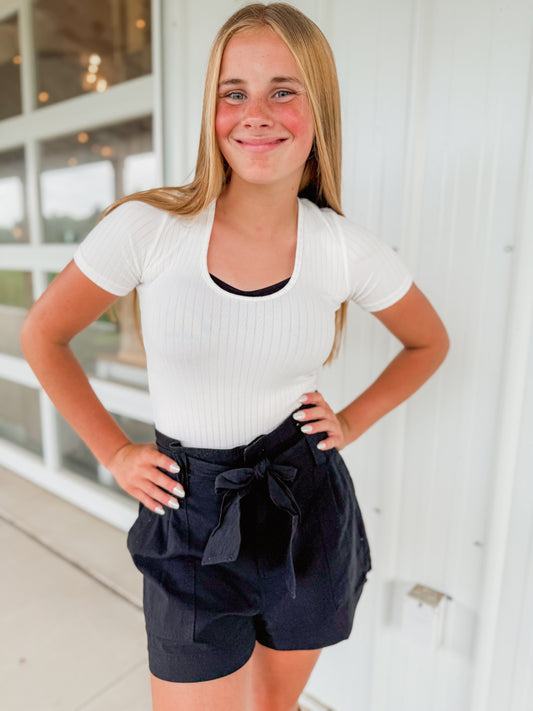 High Waist Pocket Shorts