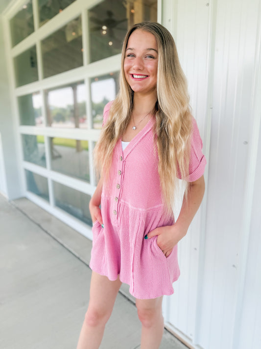 Casual Knit Romper