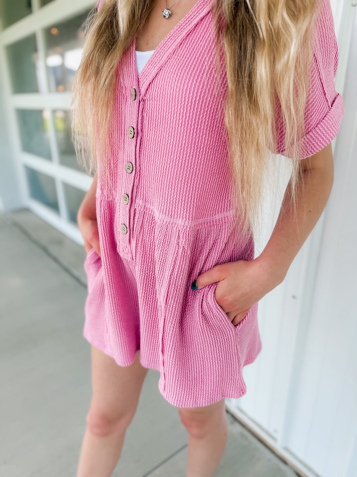 Casual Knit Romper