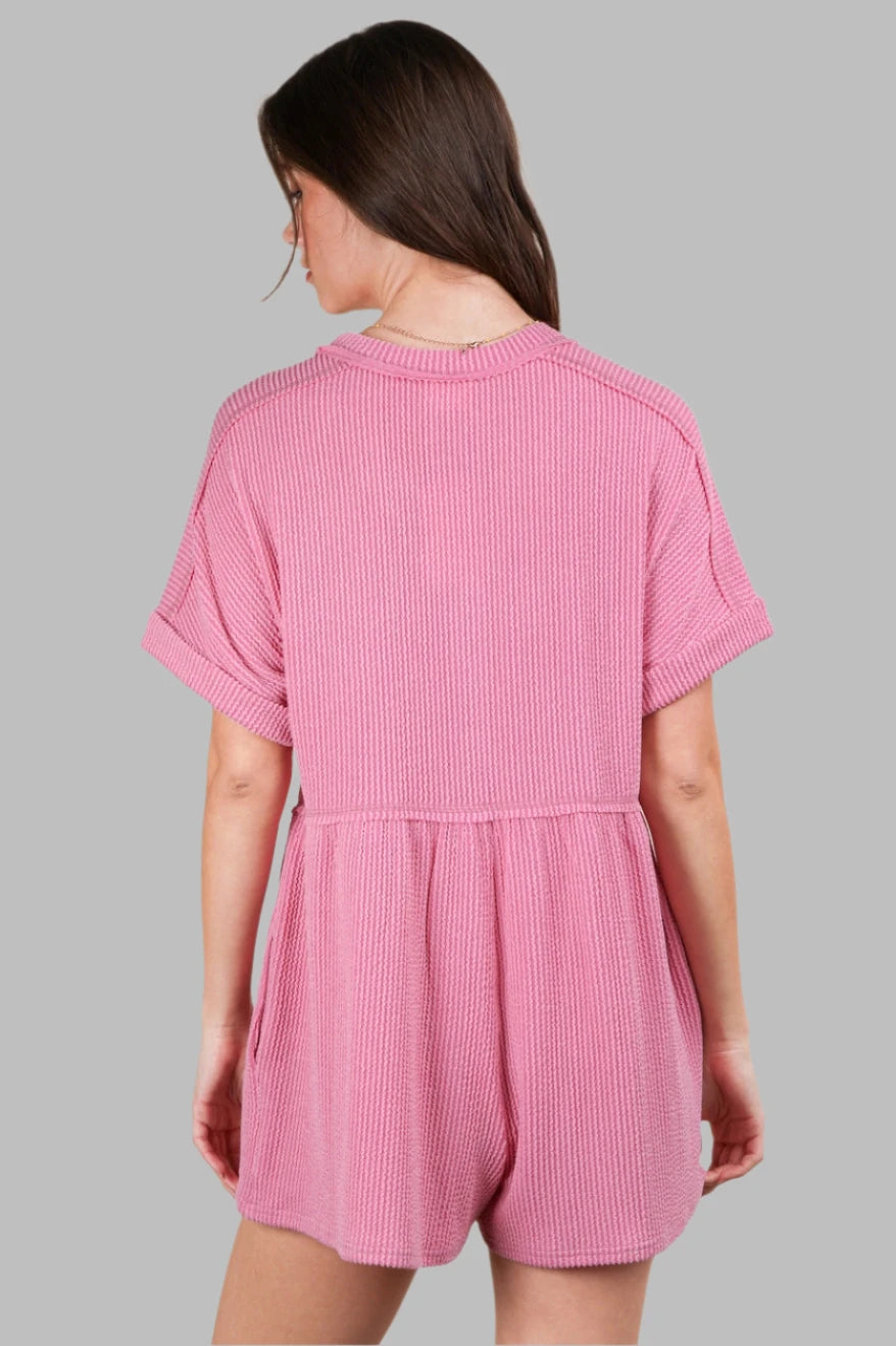 Casual Knit Romper