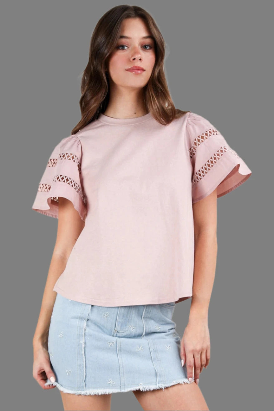 Lacey Knit Top