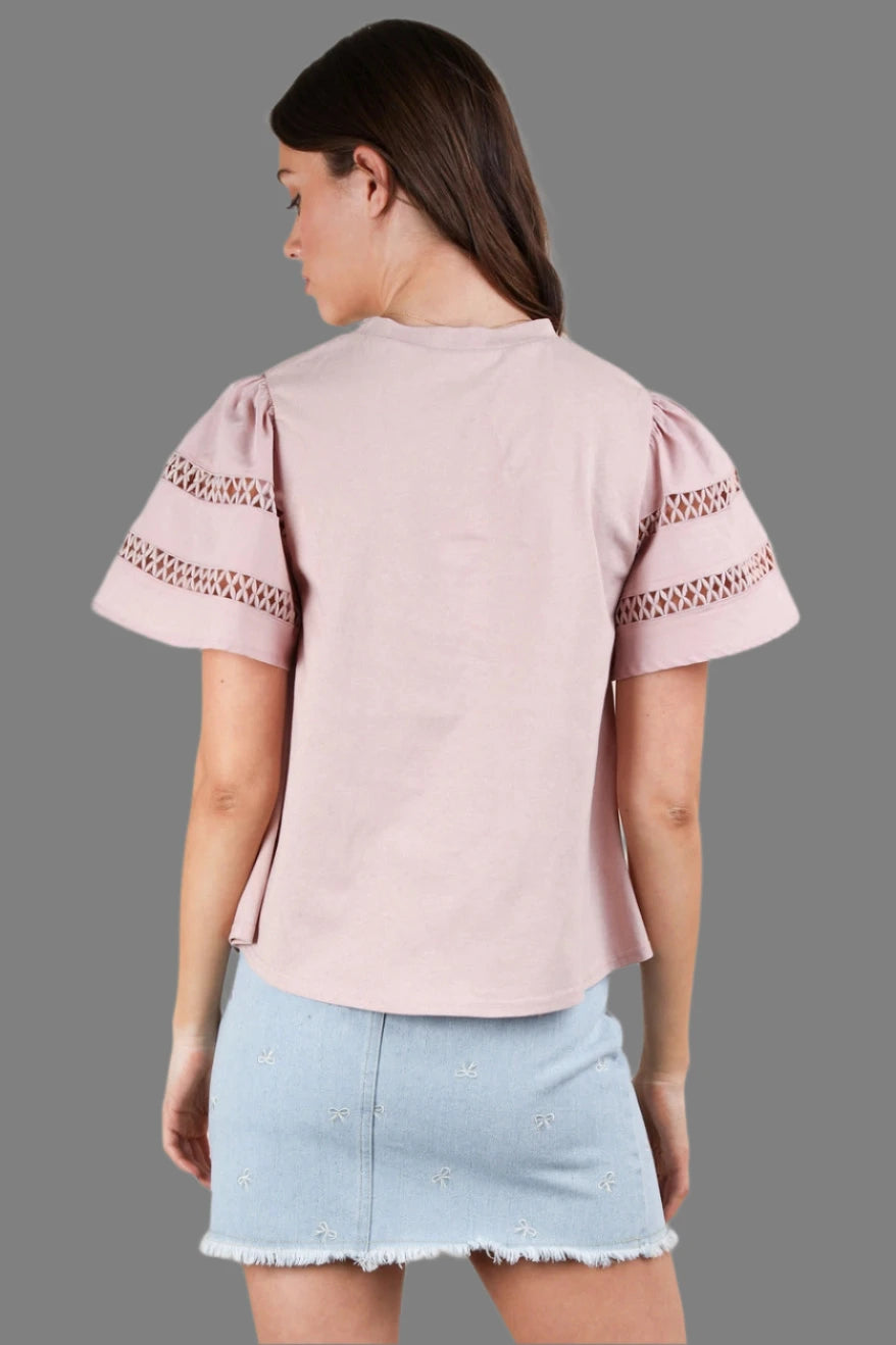 Lacey Knit Top