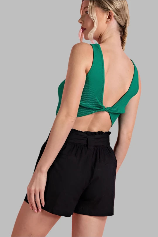 High Waist Pocket Shorts