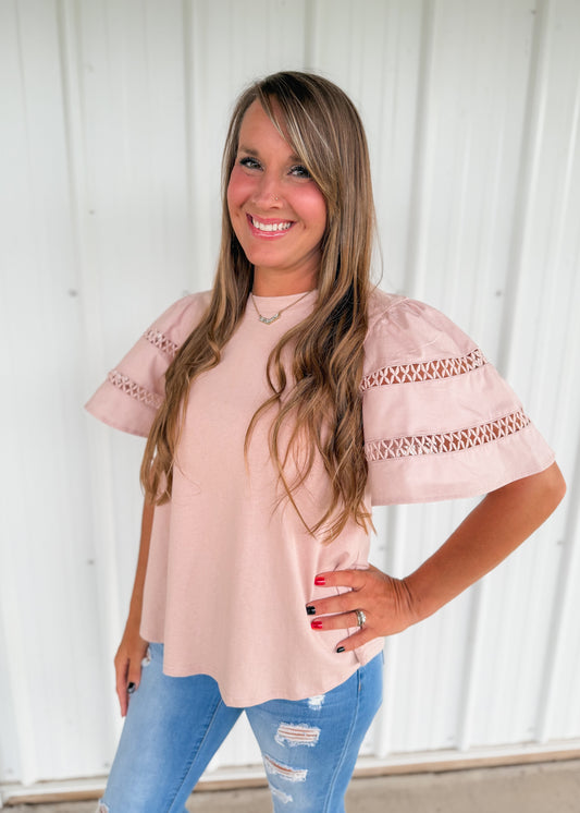 Lacey Knit Top