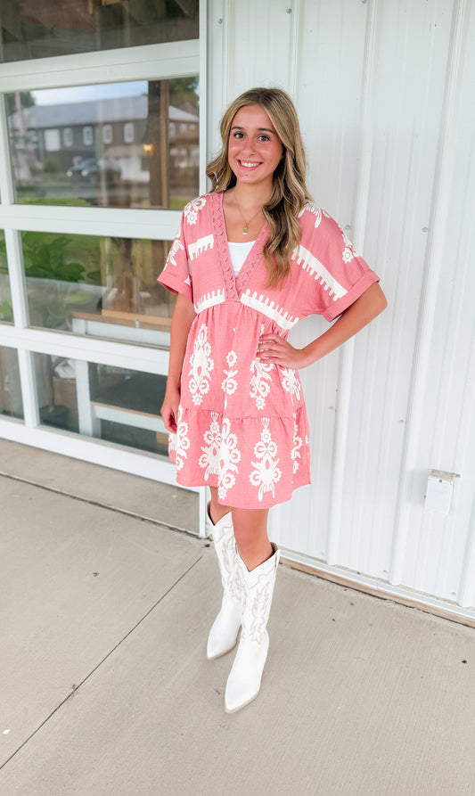 Woven Mini Dress